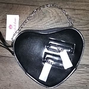 Black Heart Shape Purse